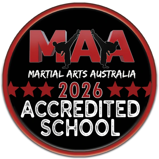 Martial Arts Australia 2026 Accredited School badge